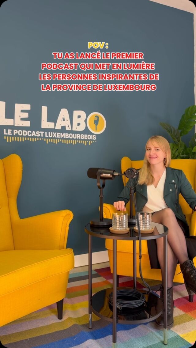 🎙️ POV : Tu as lancé le premier podcast qui met en lumière les talents et histoires inspirantes de la Province de Luxembourg 🌟 Bienvenue dans LE LABO, le podcast laboratoire d’idées où tu fais entendre TA VOIX ! Fière de ce projet qui prend de plus en plus d’ampleur 📣 

#ProvinceDeLuxembourg #luxembourgbelge #belgianluxembourg #belgique #wallonie #wallonia  #podcast #iconicshit #iconic